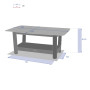 Rattan table 150x100 cm SANTORINI (grey)