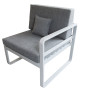 Aluminum 2-seater bench GRENADA I.