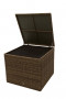 Cushion box 90 x 90 cm BORNEO LUXURY (brown)