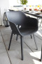 Garden plastic chair IBIZA (anthracite)