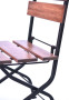 Wooden garden folding chair LIMA