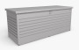 Outdoor storage box FreizeitBox 201 x 79 x 83 (gray quartz metallic)
