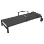 ADRIANA metal lounger (anthracite)