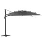 Swinging parasol KANTON 4x3 m (graphite)