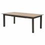 Aluminum table VERMONT 216/316 cm (grey-brown/honey)