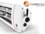 Infrared heater ComfortSun24 2000W Bluetooth - white