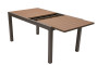 Folding garden table CALVIN (brown)