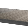 SALE Aluminum table LIVORNO 214/274x110 cm (anthracite)