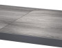 Aluminum table RAVENNA 220/331 x 100 cm (grey)