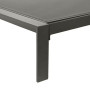 Aluminum deckchair VANCOUVER (grey-brown)