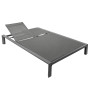 Aluminum deck chair for 2 people VANCOUVER (grey)