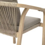 Luxury acacia dining chair BRIGHTON