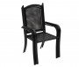Metal armchair NANCY (black)