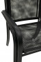 Metal armchair NANCY (black)