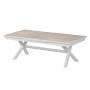 Aluminum table BERGAMO II. 250/330 cm (white)