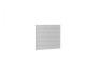 Privacy screen 135 cm (silver metallic) - different lengths