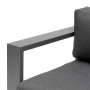 Aluminum 2-seater bench MADRID (anthracite)