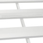 Aluminum 3-seater bench MADRID (white)