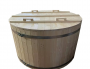 Wooden tub with Hot tub insert (900L)