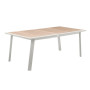 Aluminum table NOVARA 220/314 cm (white)