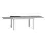 Aluminum table VALENCIA 135/270 cm (white)