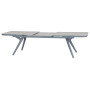 Aluminum table SAN DIEGO 299x100 cm (grey)