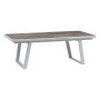 Aluminum table GALIA 220/280x113 cm (white)