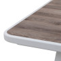 Aluminum table GALIA 220/280x113 cm (white)