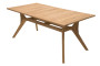 Fixed garden table rectangle WINSTON 180x90 cm (teak)