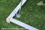 Aluminum floor frame BIOHORT Europa 4 - 222 × 222 cm