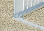 Aluminum floor frame BIOHORT Avantgarde A5 - 252 × 172 cm