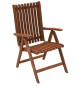 Adjustable garden chair LYON
