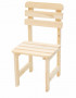 Solid wooden garden chair made of pine wood 22 mm